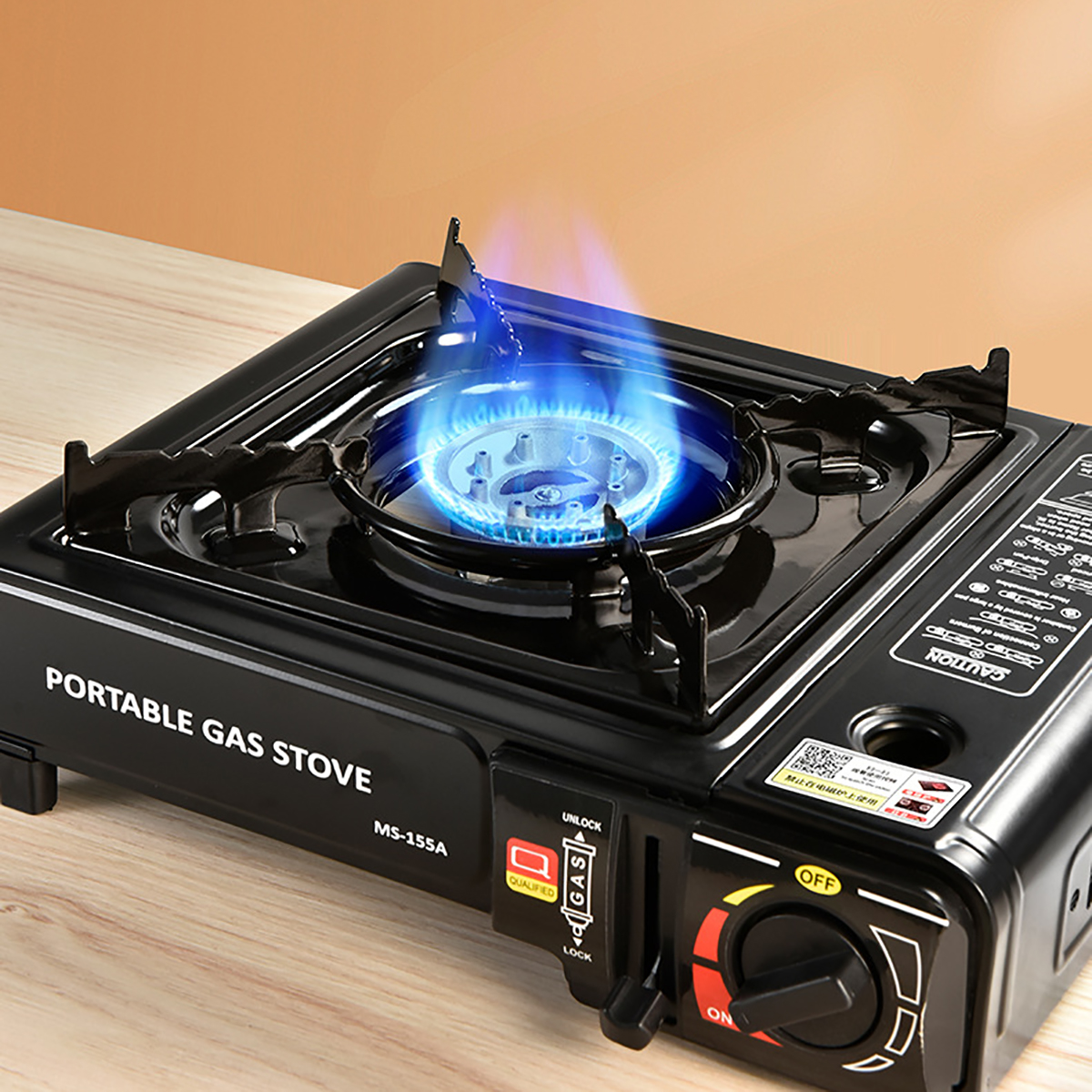 Camping Cooking Ring - 2900W Outdoor Portable Butane Gas Stove
