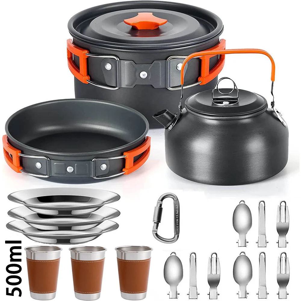Camping Cooking Set Non Stick - Multi Person Camping Cooking Set Camping