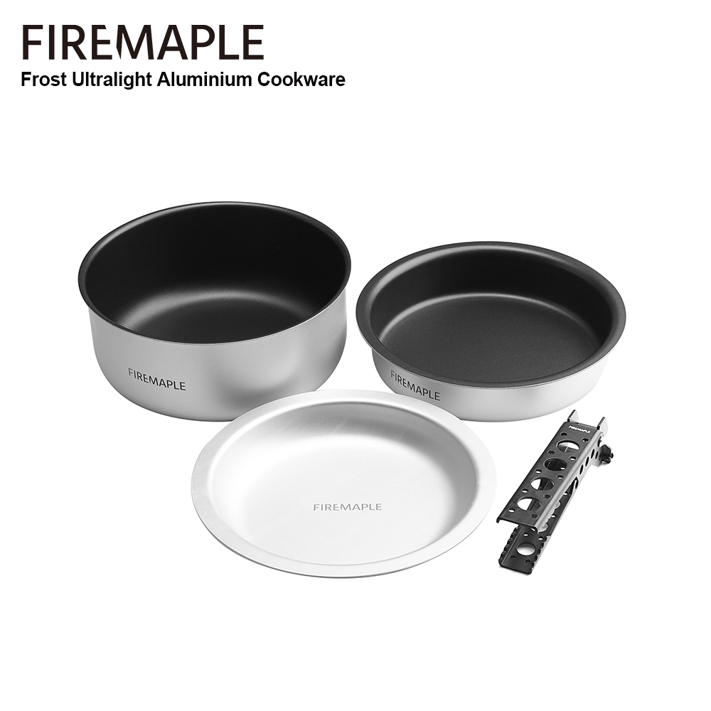 Camping Cooking Set Non Stick - Fire-Maple Frost Ultralight Aluminium Cookware Plate