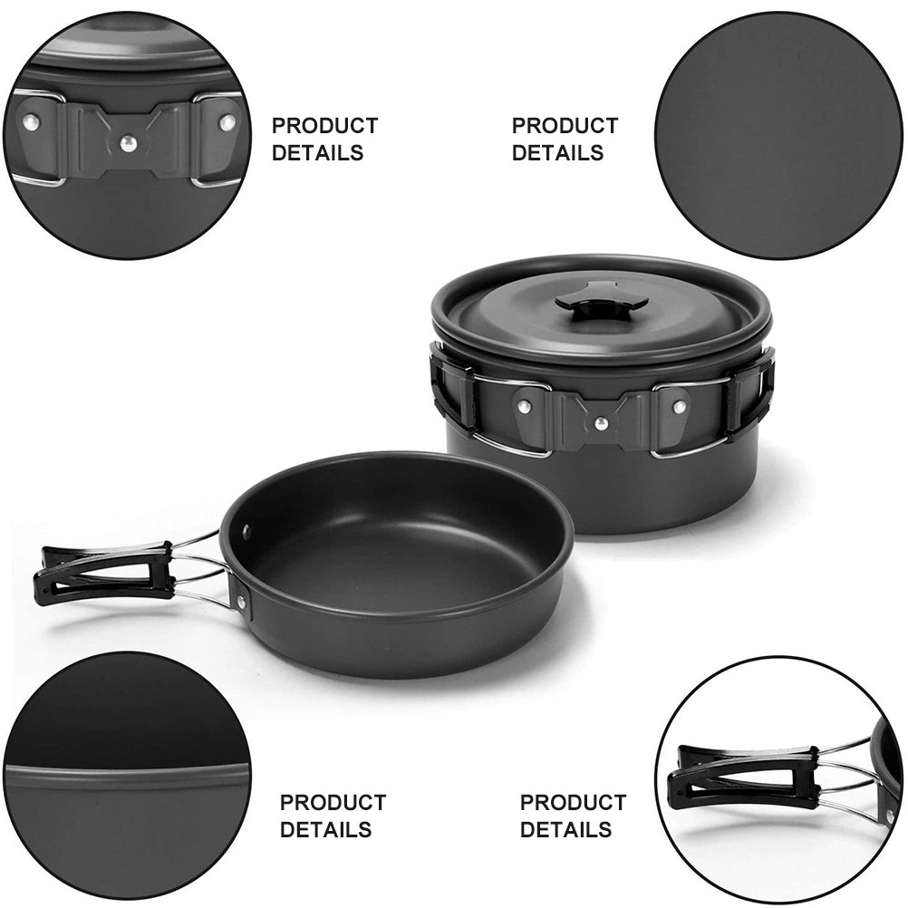Quality Camping Cooking Set - 1Set Outdoor Camping Cookware Set High-Quality