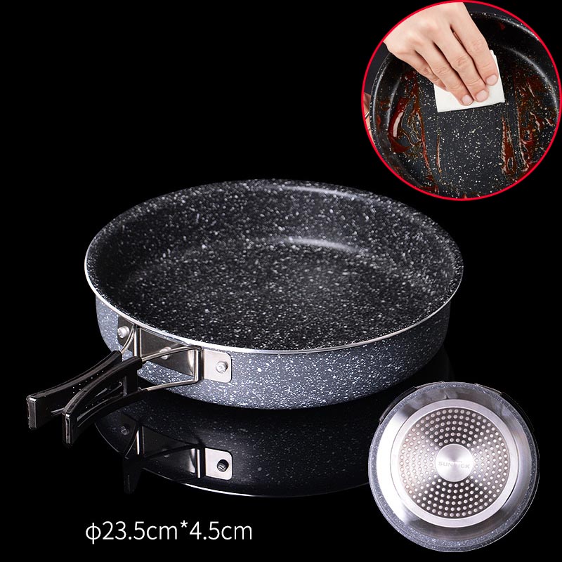 Camping Cooking Set Non Stick - Camping Folding Non-Stick Frying Fry Pan