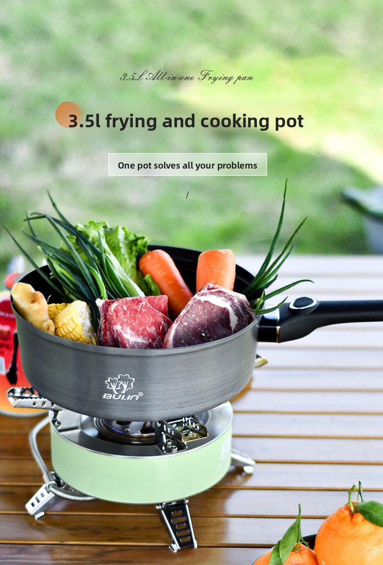 Bulin non-stick pan Outdoor no - Camping Cooking Frying Pan recension och pris