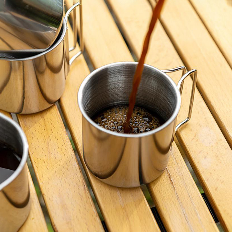 260/350/600ML Stailess Steel M - Quality Camping Cooking Set recension och pris