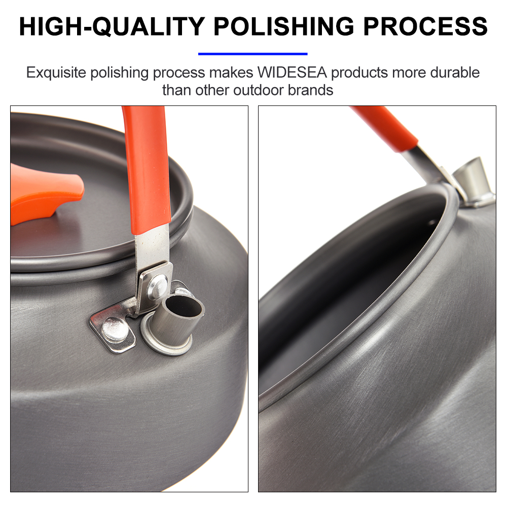 Widesea 1.1L 2L1.5L Camping Wa - Camping Cooking Pot Set recension och pris