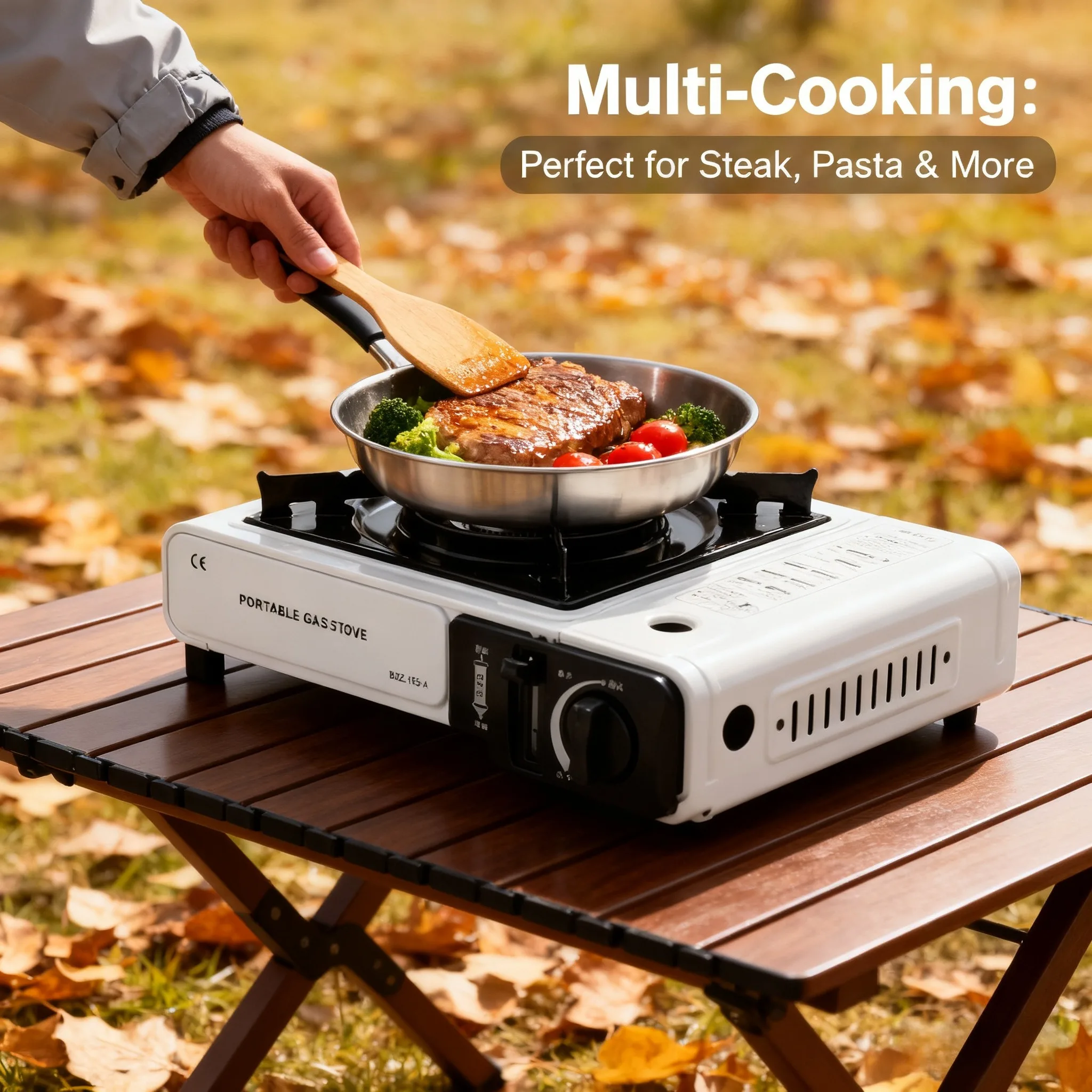 Portable outdoor gas stove, su - Camping Cooking Ring recension och pris