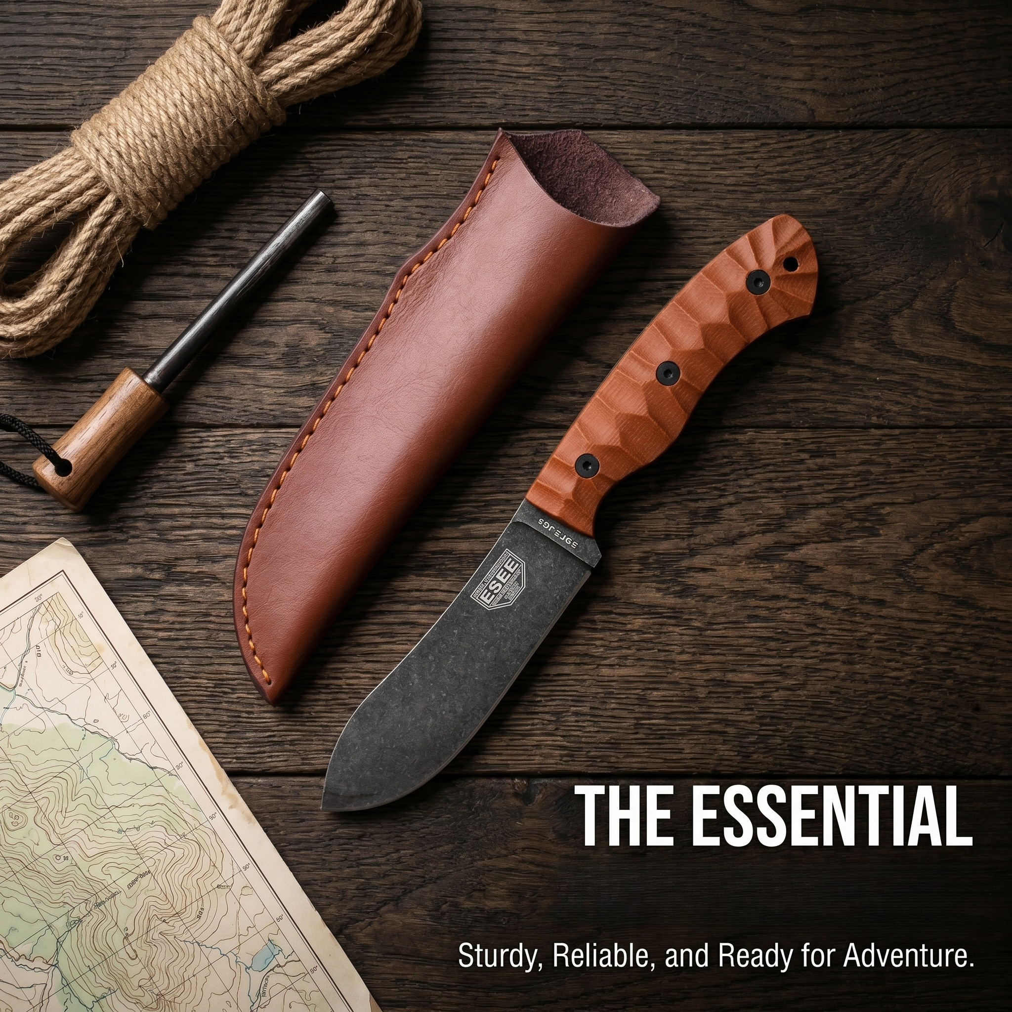 JG5 Fixed Blade with Sheath Ju - Camping Cooking Tools recension och pris