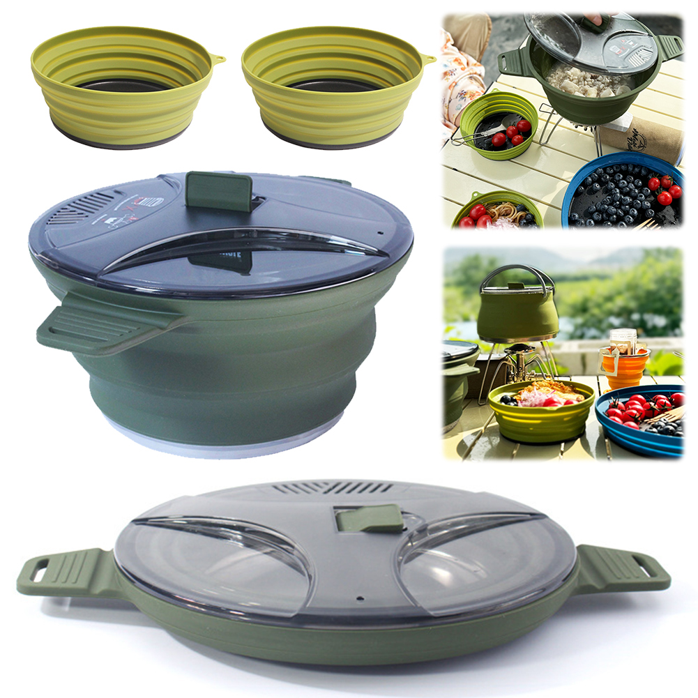 Outdoor Camping Folding Pot, S - Camping Cooking Pot Set recension och pris
