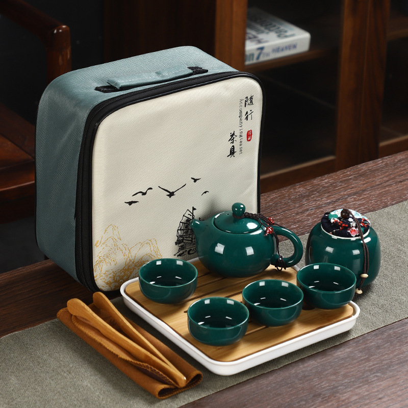 Portable Travel Kung Fu Tea Se - Camping Cooking Pot Set recension och pris