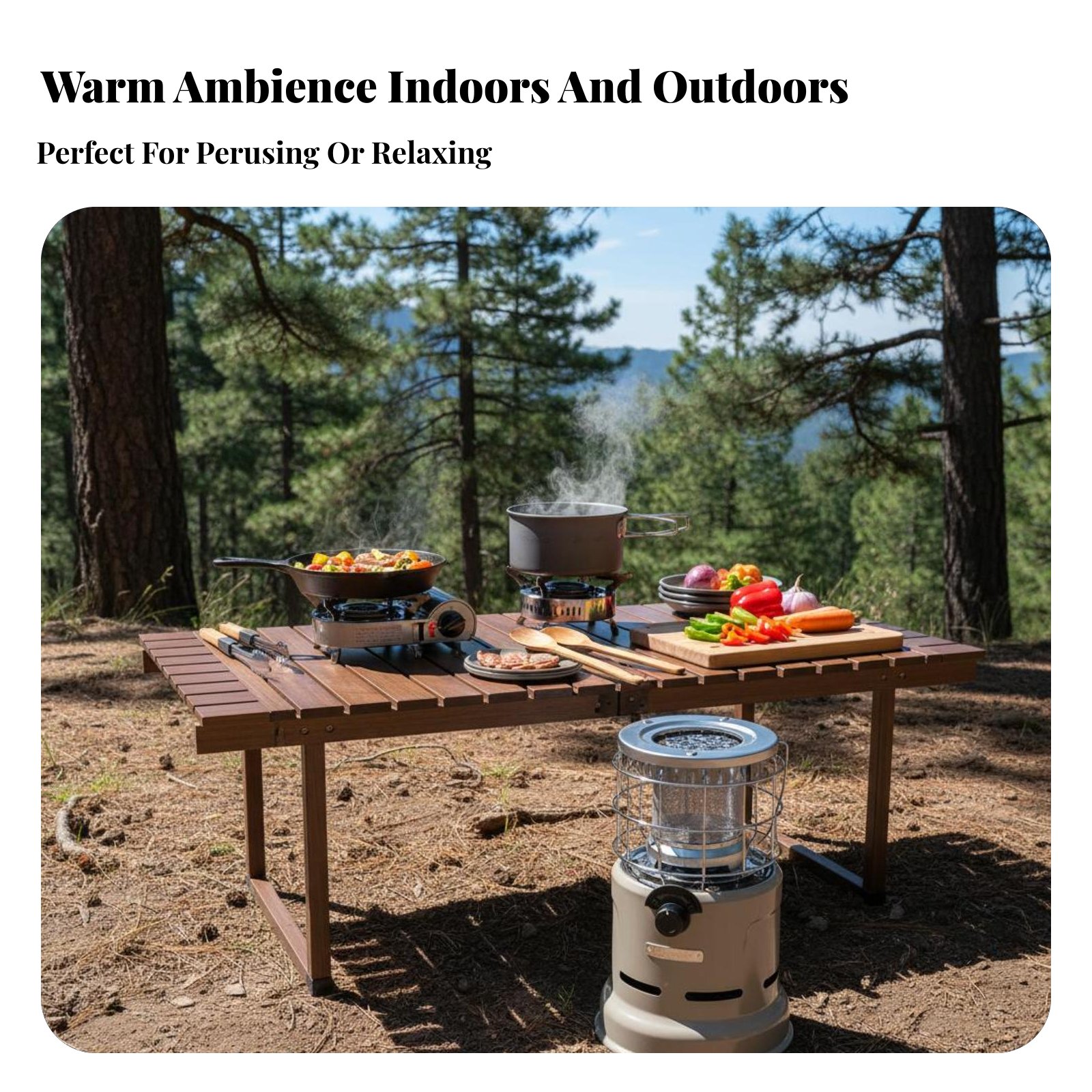 Portable Outdoor Gasification  - Camping No Cooking Meals recension och pris