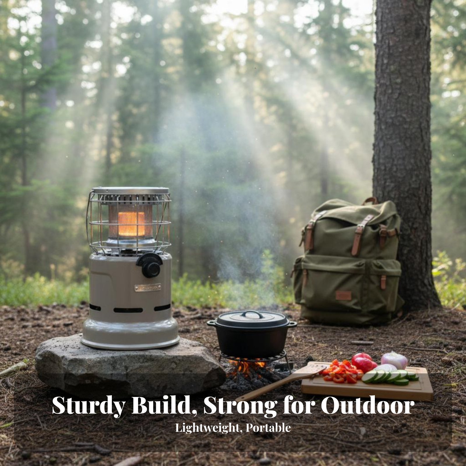 Portable Outdoor Gasification  - Camping No Cooking Meals recension och pris
