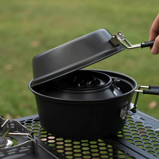 Lightweight Aluminum Alloy Cam - Camping Cooking Pot Set recension och pris