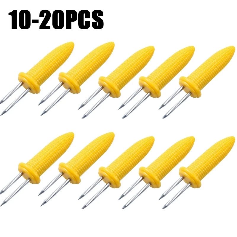 10pcs Fork Corn Skewer Stainle - Camping Cooking Vegetables recension och pris