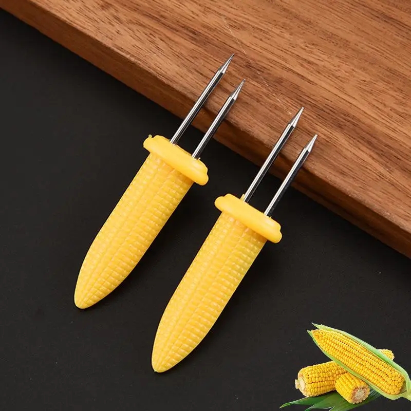 10pcs Fork Corn Skewer Stainle - Camping Cooking Vegetables recension och pris