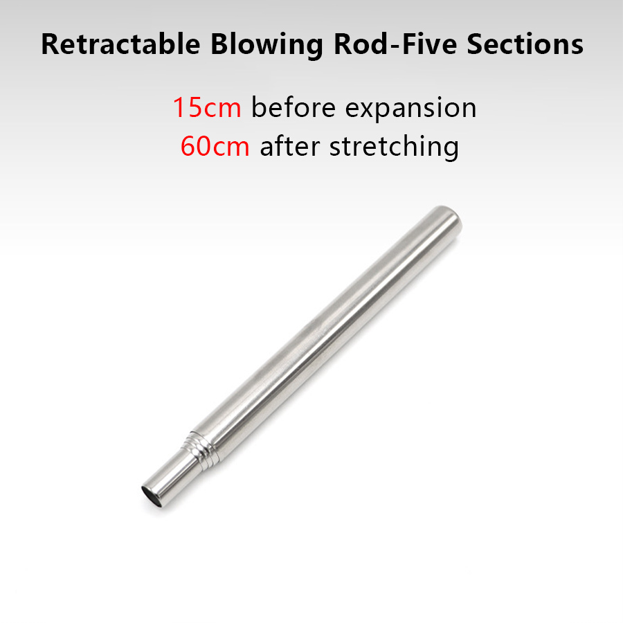 Stainless Steel Blowpipe Pocke - Campfire Cooking recension och pris