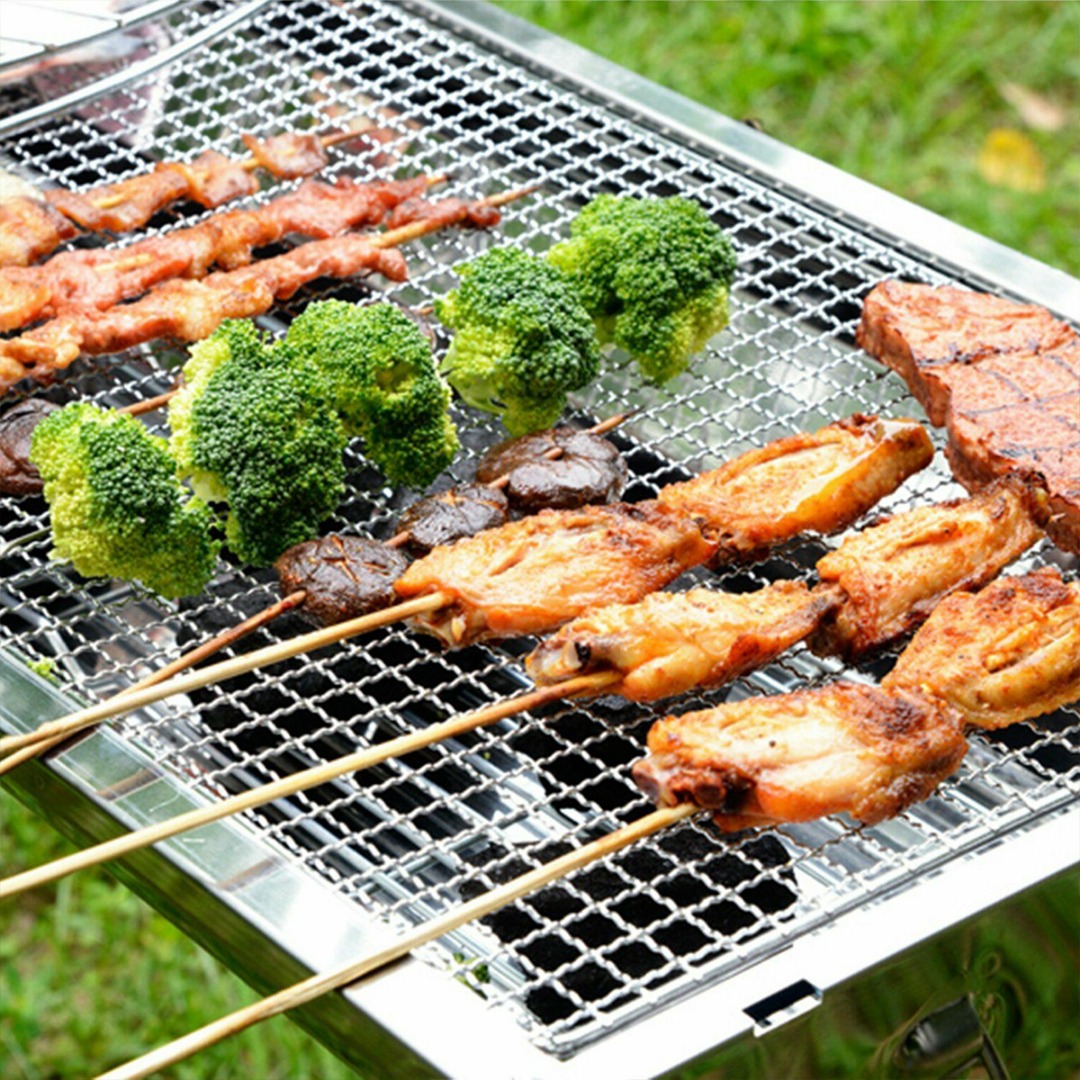1pcs/2pcs 50 * 38cm BBQ Grill  - Camping Cooking Vegetables recension och pris