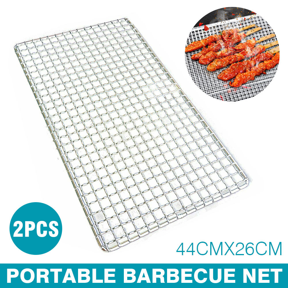 1pcs/2pcs 50 * 38cm BBQ Grill  - Camping Cooking Vegetables recension och pris
