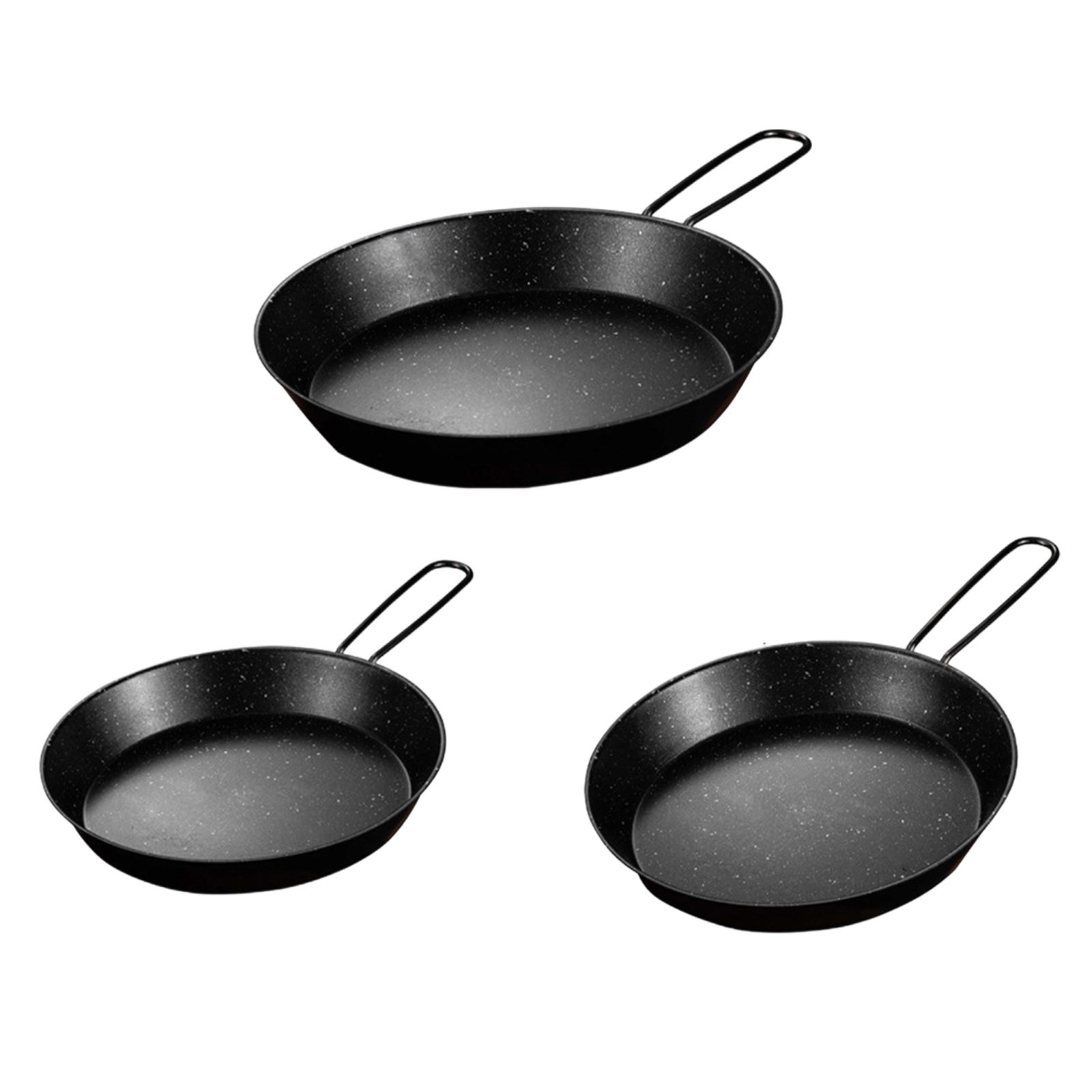Durable Stainless Steel Foldin - Camping Cooking Frying Pan recension och pris