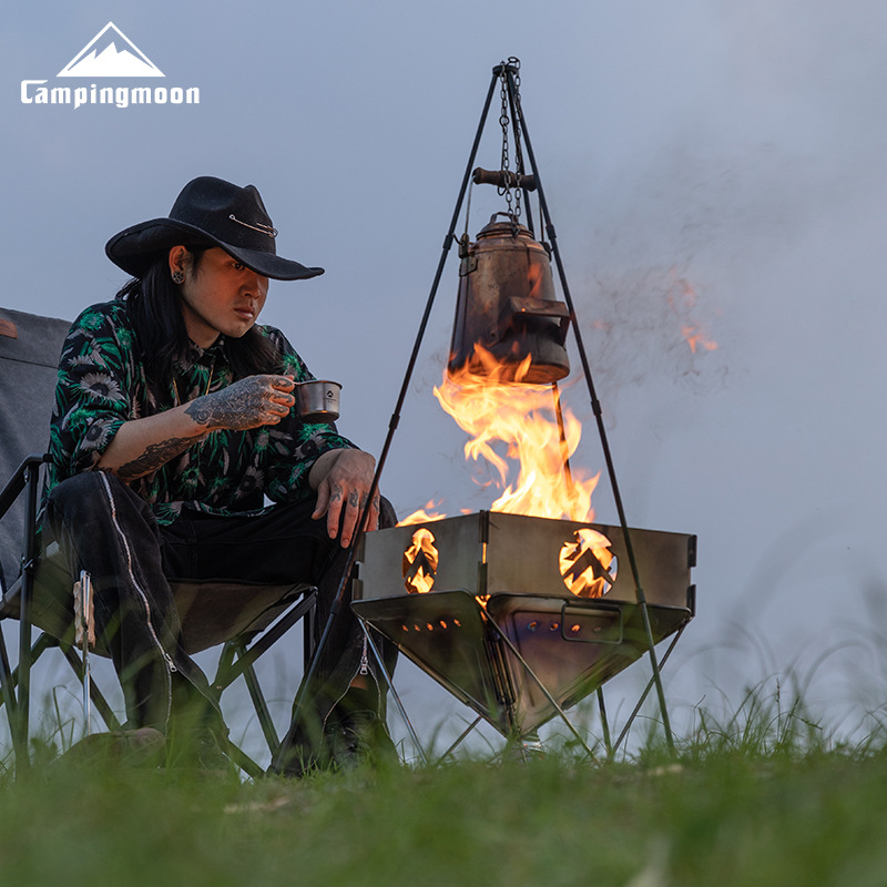 CAMPINGMOON MS-105-BK MS-105-B - Campfire Cooking recension och pris