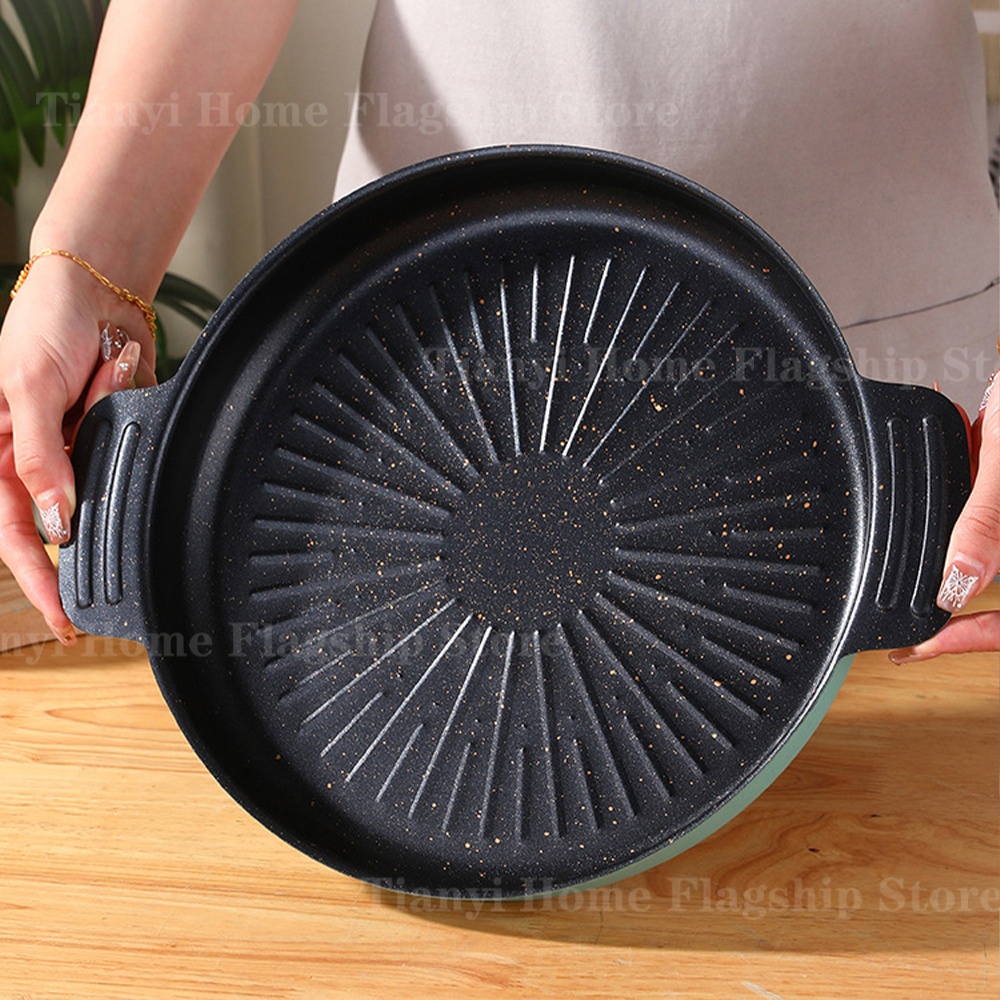 Grill Pan Round Non-Stick Barb - Camping Cooking Set Non Stick recension och pris