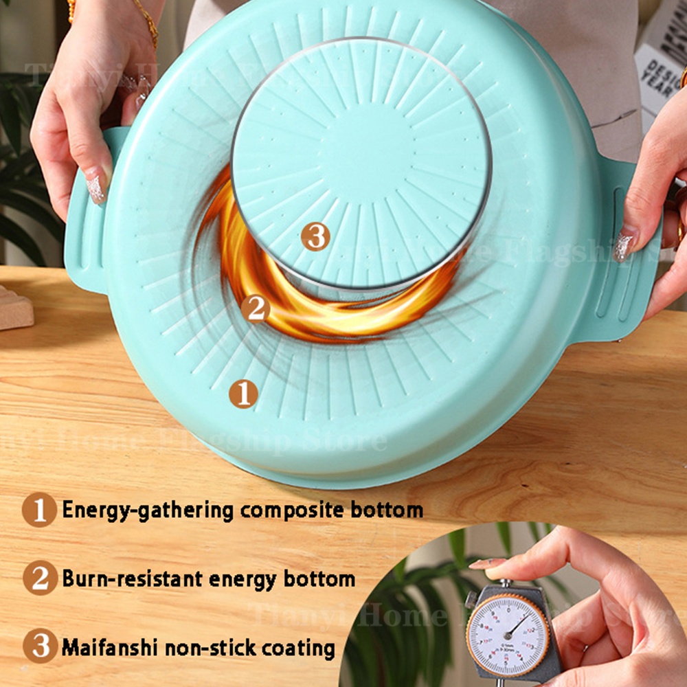 Grill Pan Round Non-Stick Barb - Camping Cooking Set Non Stick recension och pris
