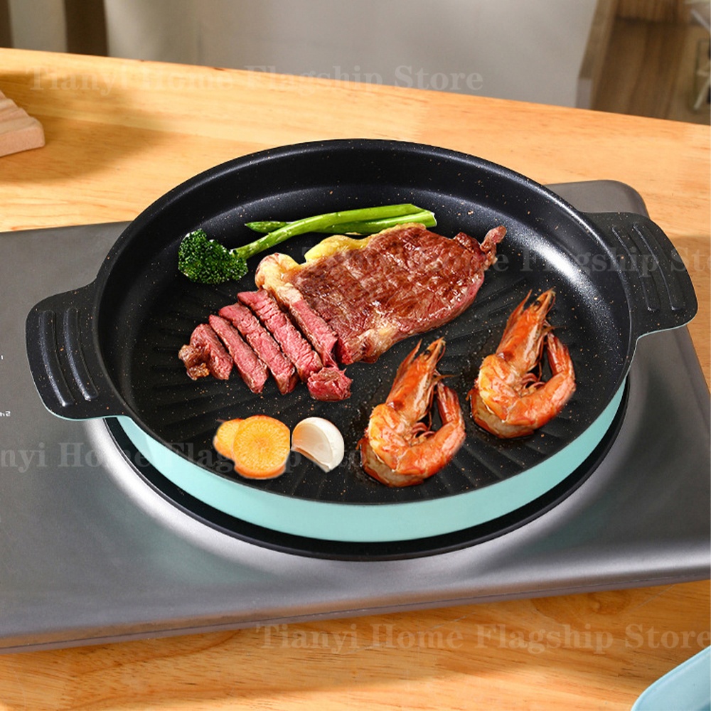 Grill Pan Round Non-Stick Barb - Camping Cooking Set Non Stick recension och pris