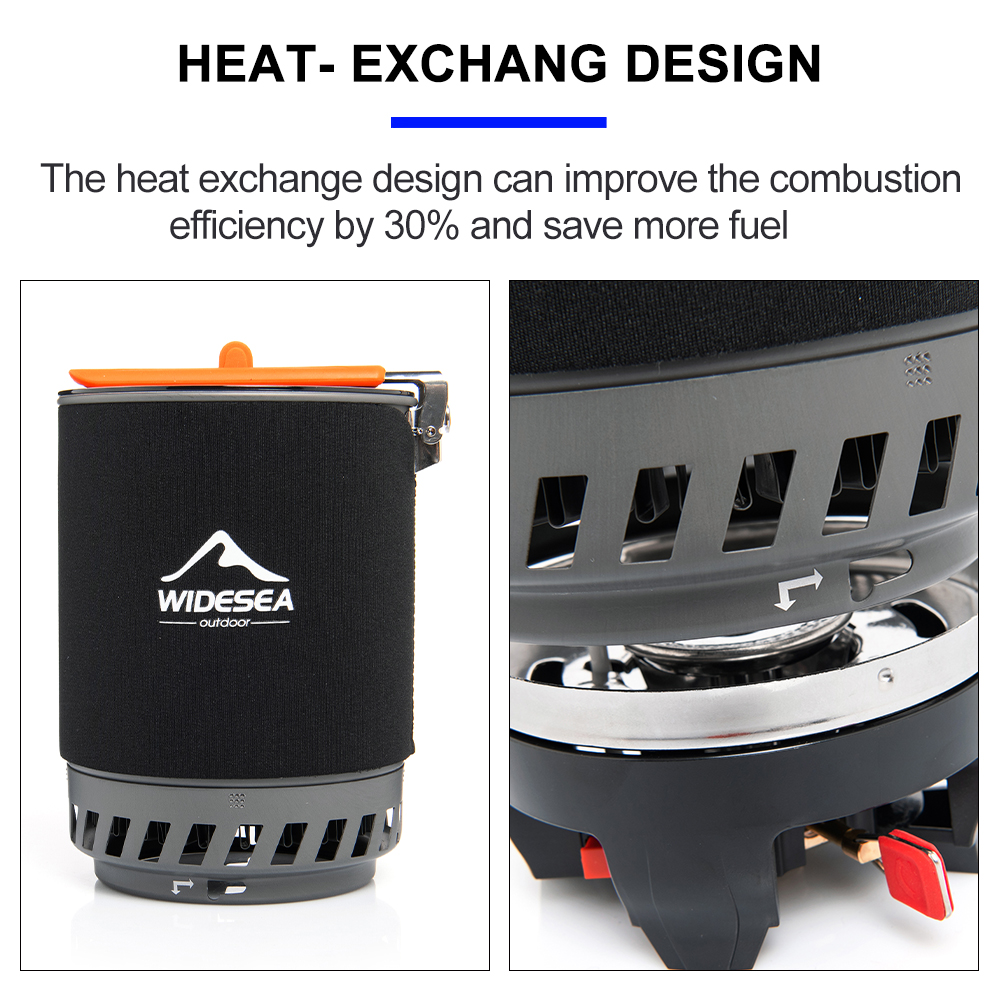Widesea Camping Cooking System - Camping Cooking Pot Set recension och pris