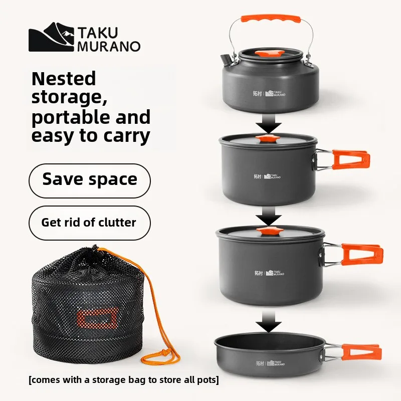 High Quality Outdoor Tableware - Quality Camping Cooking Set recension och pris