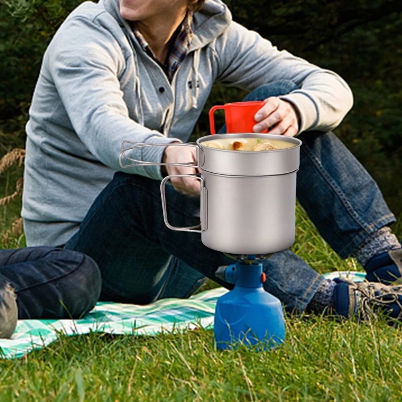 Lixada Ultralight Titanium Coo - Camping Cooking Frying Pan recension och pris