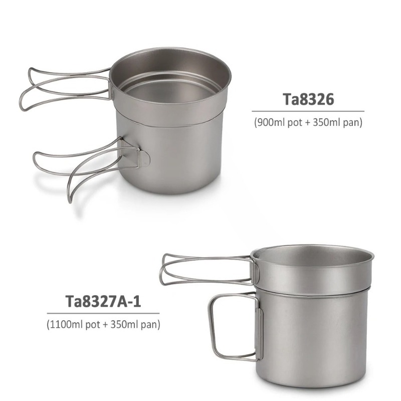 Lixada Ultralight Titanium Coo - Camping Cooking Frying Pan recension och pris