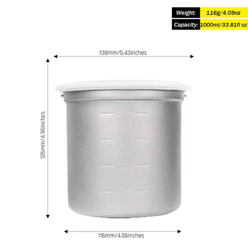 Silverant Camping Titanium Pot - Campfire Cooking recension och pris
