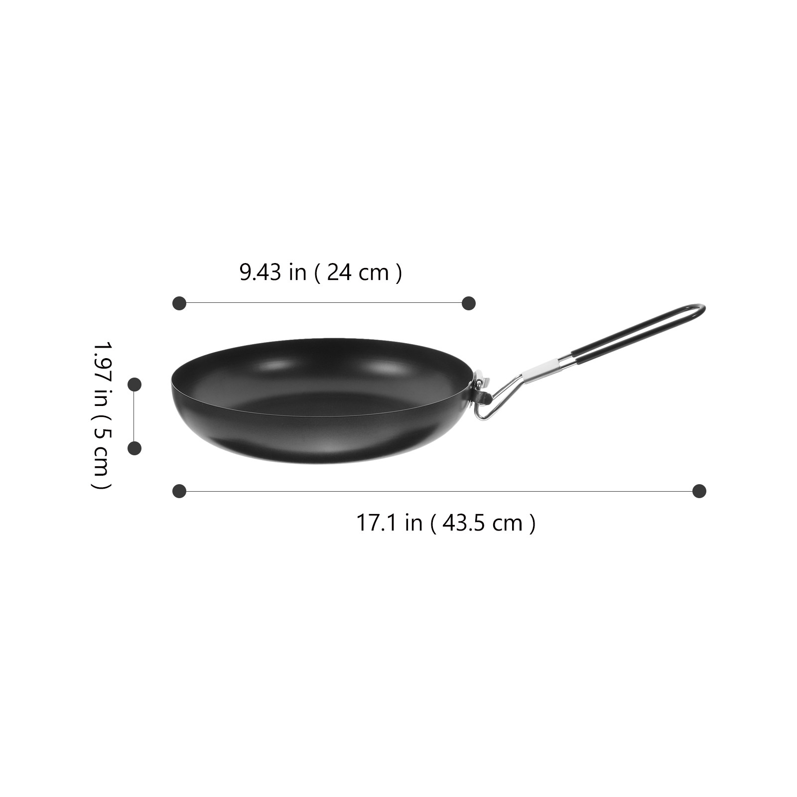Portable Folding Iron Camping  - Camping Cooking Frying Pan recension och pris
