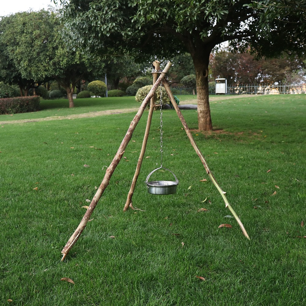 1set Tripod Hanging Detachable - Campfire Cooking recension och pris