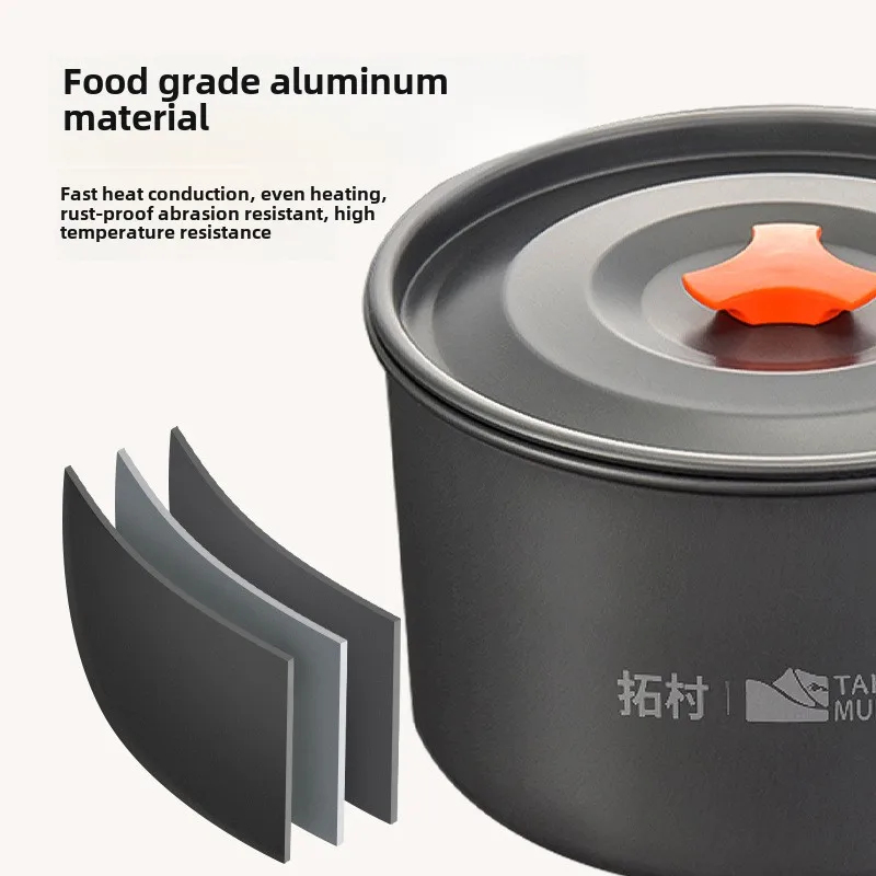 10pcs Camping Cookware Set Hig - Quality Camping Cooking Set recension och pris