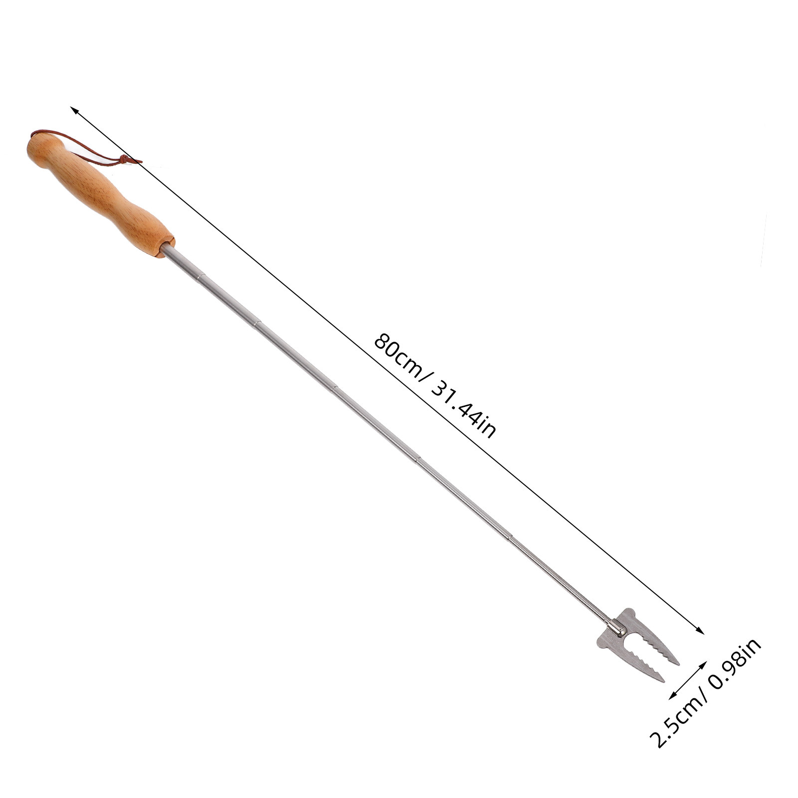 Stainless Steel Extendable Bbq - Campfire Cooking recension och pris