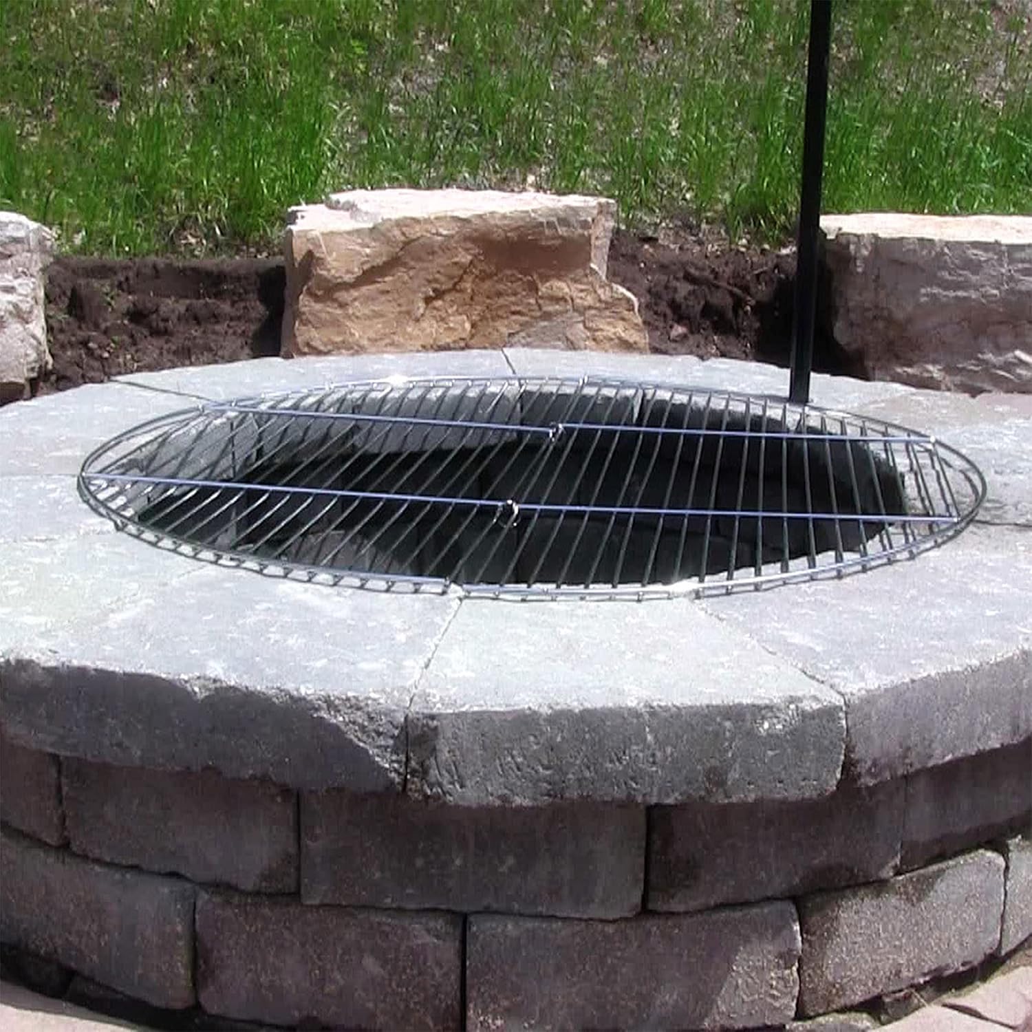 Foldable Fire Pit Cooking Gril - Campfire Cooking recension och pris