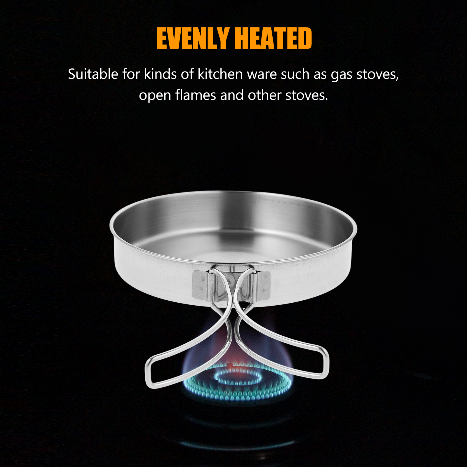 Portable Frying Pan Stainless  - Camping Cooking Frying Pan recension och pris