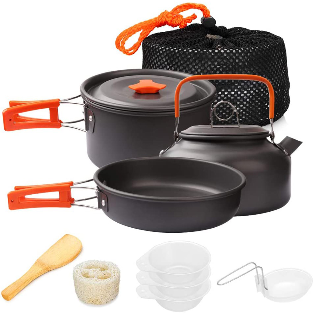 1pcs/1set Camping Cookware Kit - Camping Cooking Pot Set recension och pris