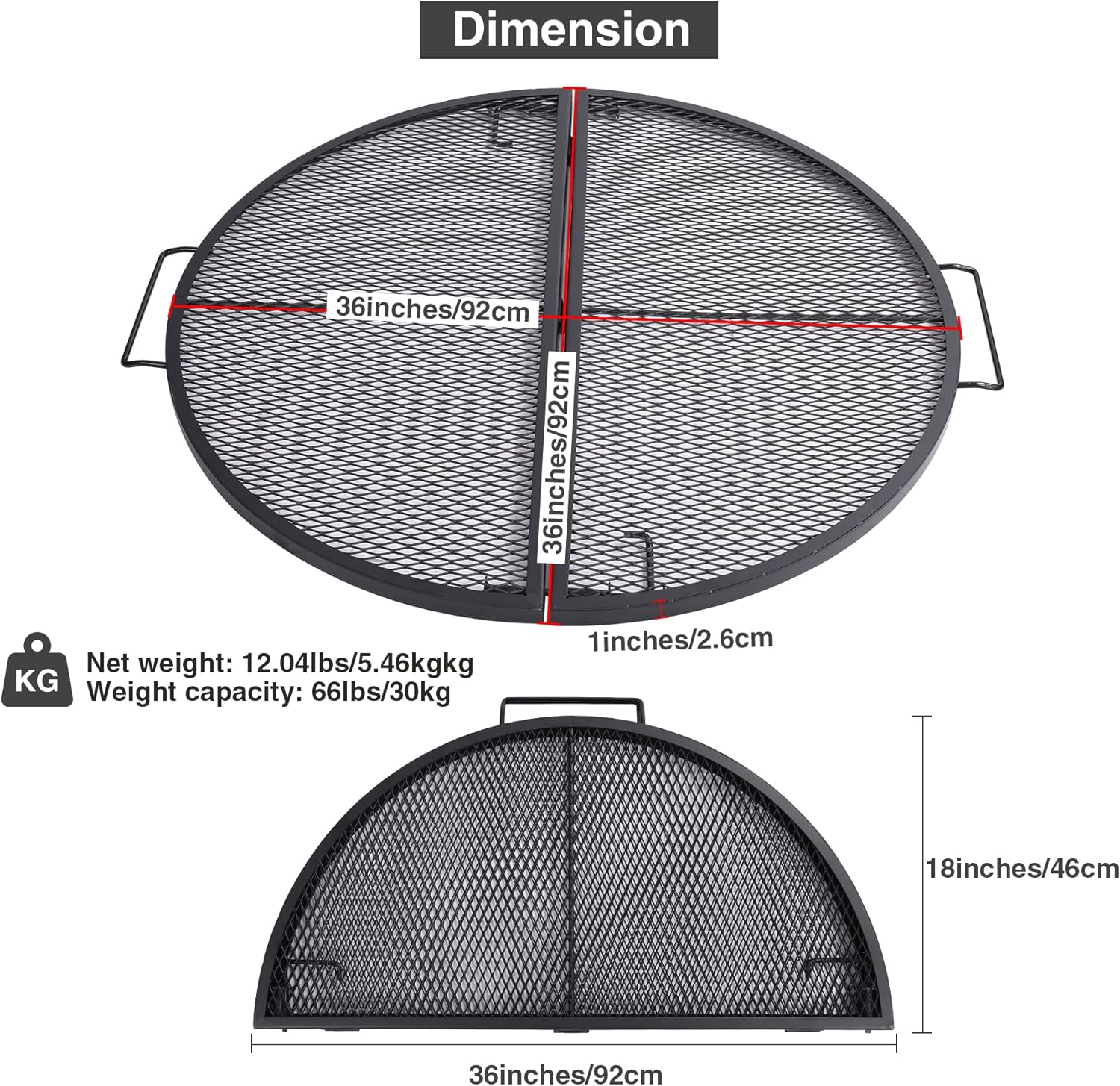 X-Marks Fire Pit Cooking Grill - Campfire Cooking recension och pris