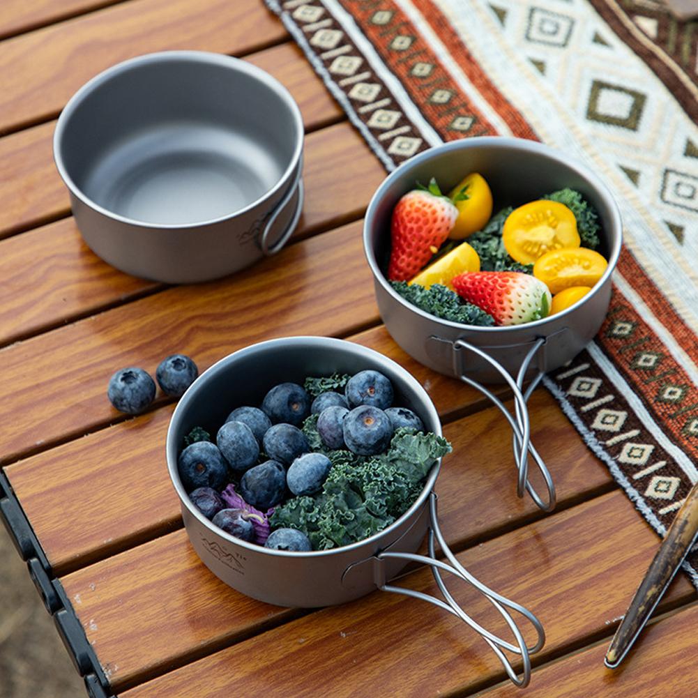 Ultralight Camping Pot Portabl - Camping No Cooking Meals recension och pris