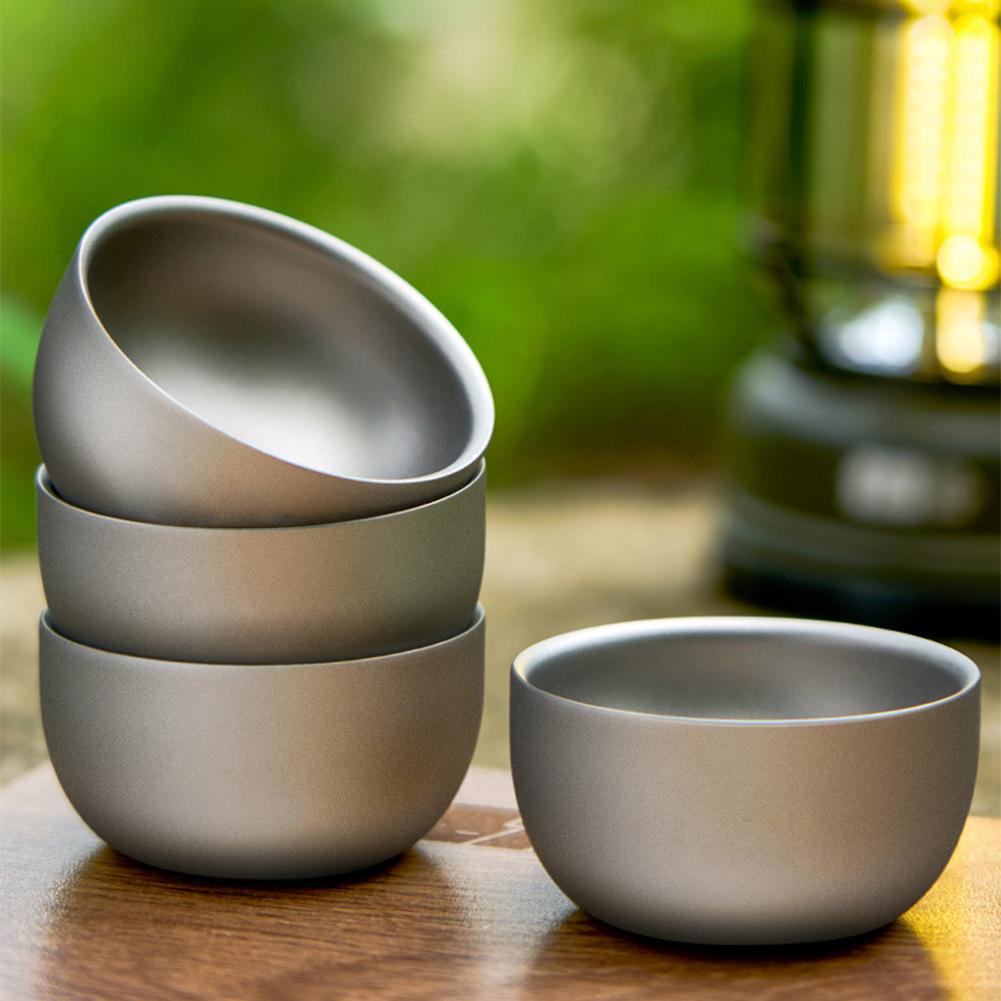 D2 Pure Titanium Double-layer  - Camping Cooking Pot Set recension och pris