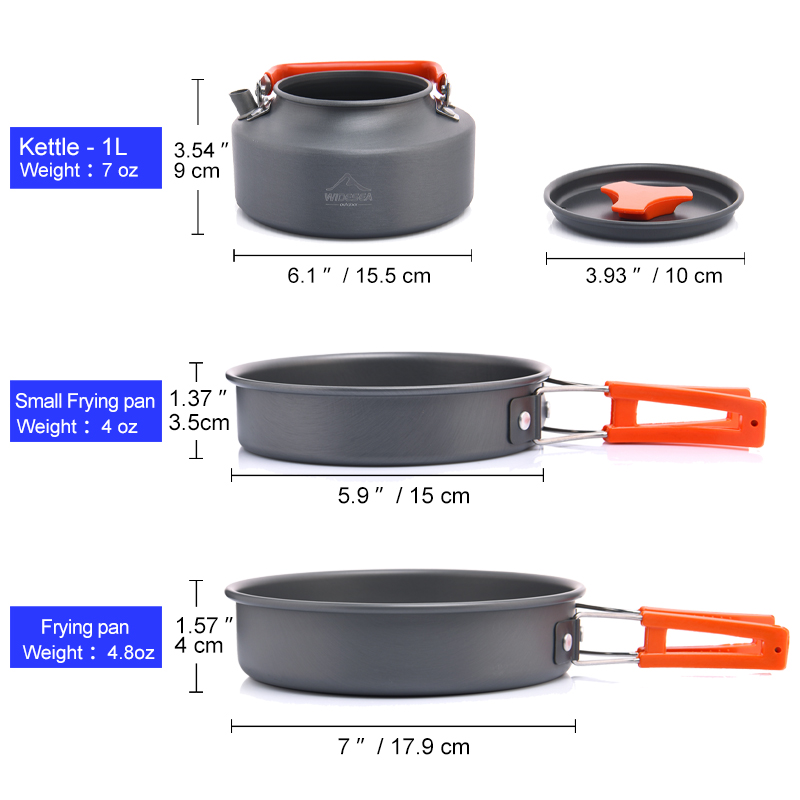 Widesea Camping Outdoor Cookwa - Camping Cooking Roll recension och pris