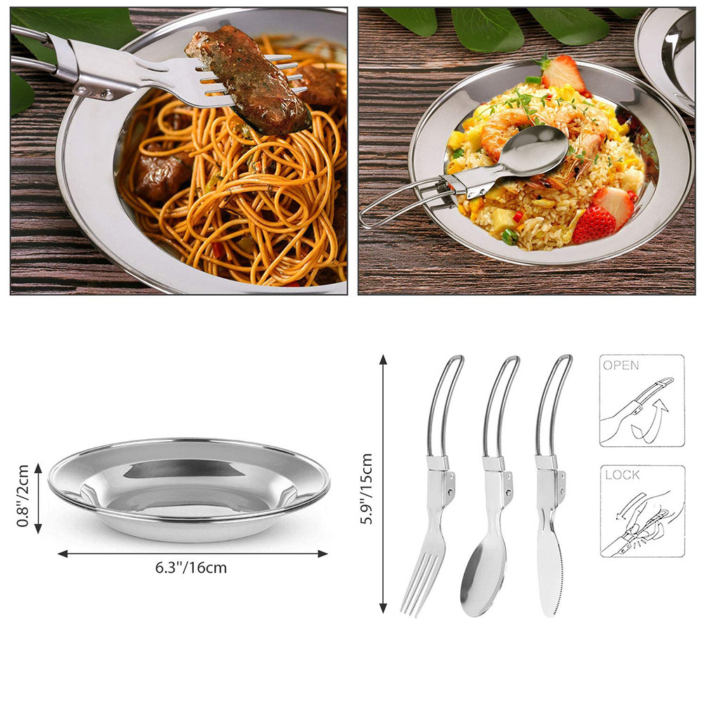 1Set Outdoor Camping Cookware  - Quality Camping Cooking Set recension och pris