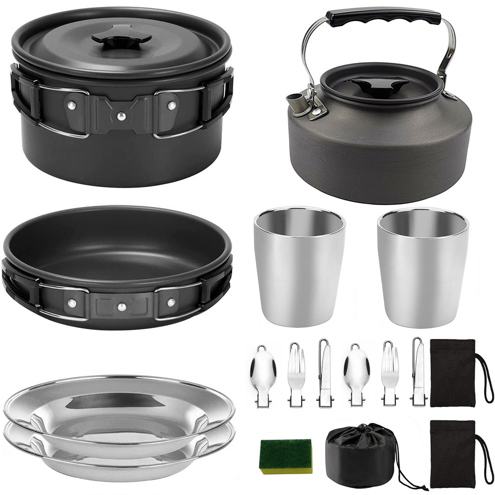 1Set Outdoor Camping Cookware  - Quality Camping Cooking Set recension och pris