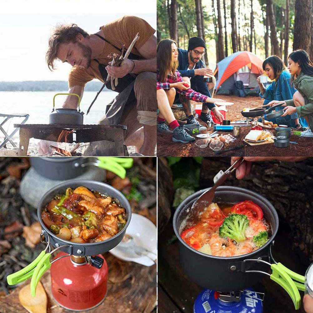 1Set Outdoor Camping Cookware  - Quality Camping Cooking Set recension och pris