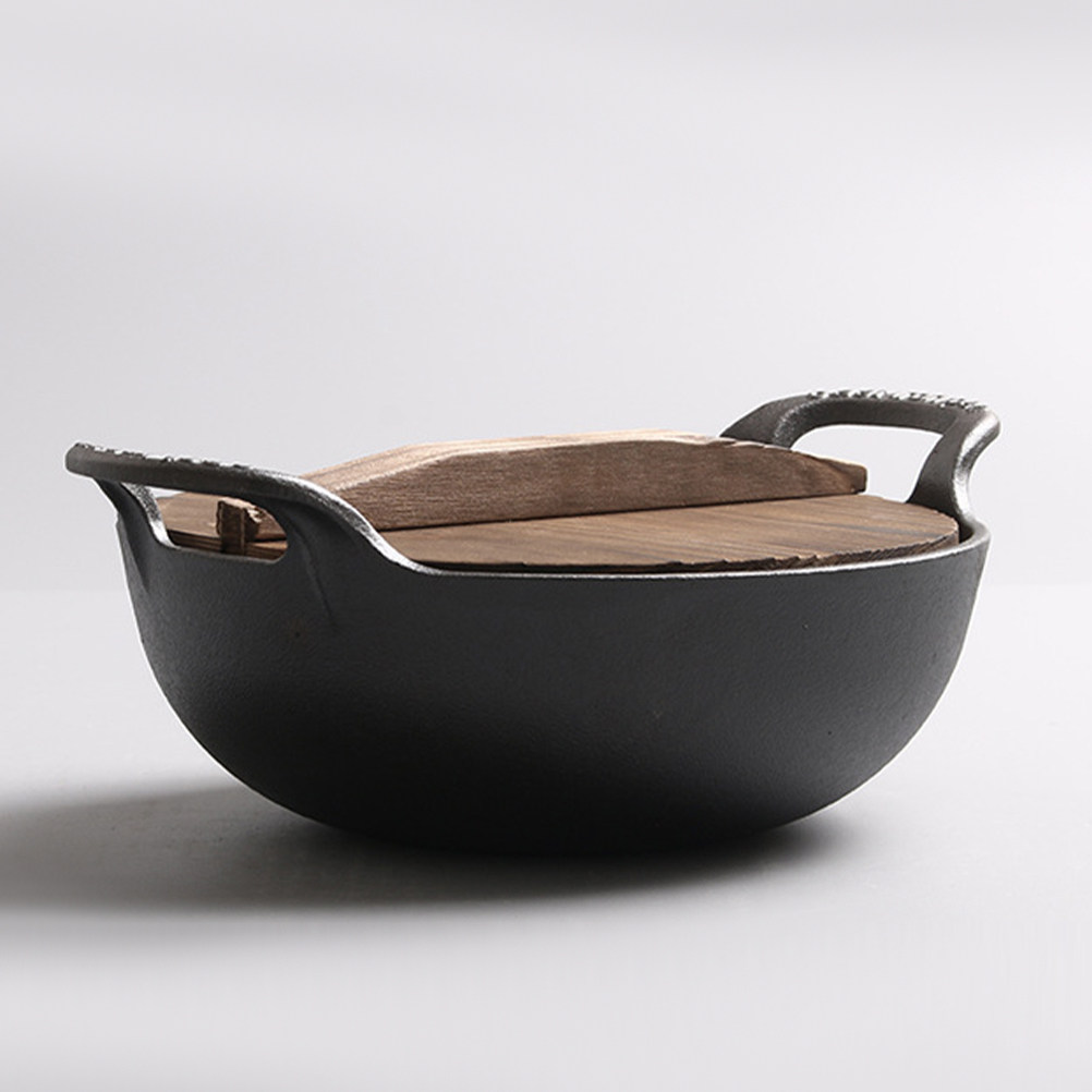 Versatile Cast Iron Cooking Po - Camping No Cooking Meals recension och pris