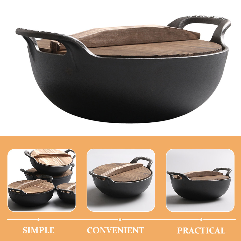 Versatile Cast Iron Cooking Po - Camping No Cooking Meals recension och pris