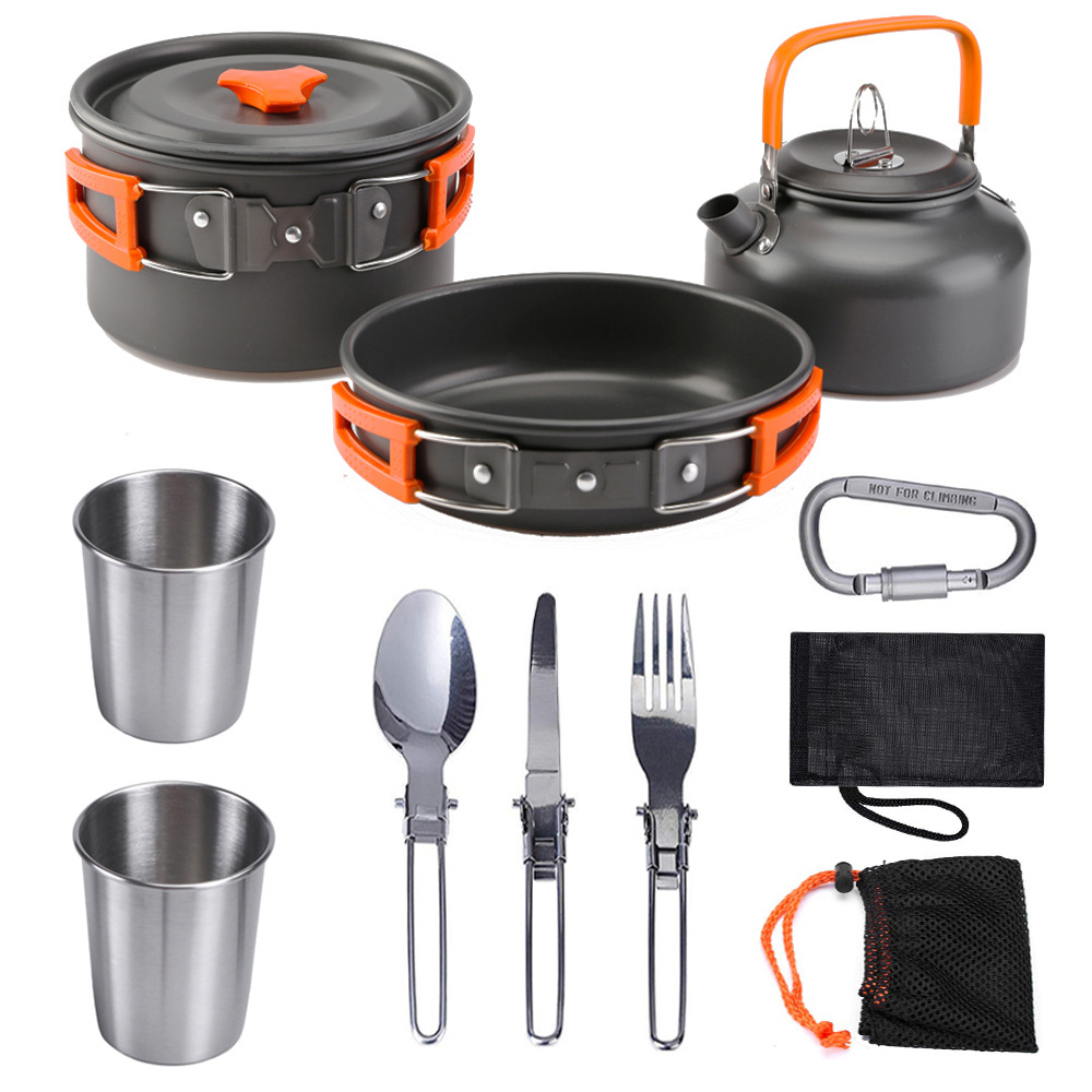 High Quality Aluminium Camping - Quality Camping Cooking Set recension och pris