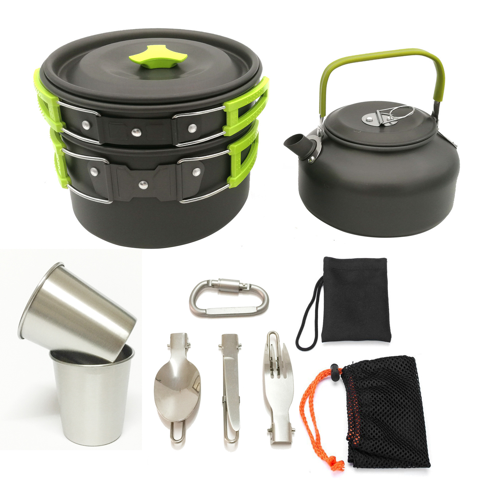 High Quality Aluminium Camping - Quality Camping Cooking Set recension och pris
