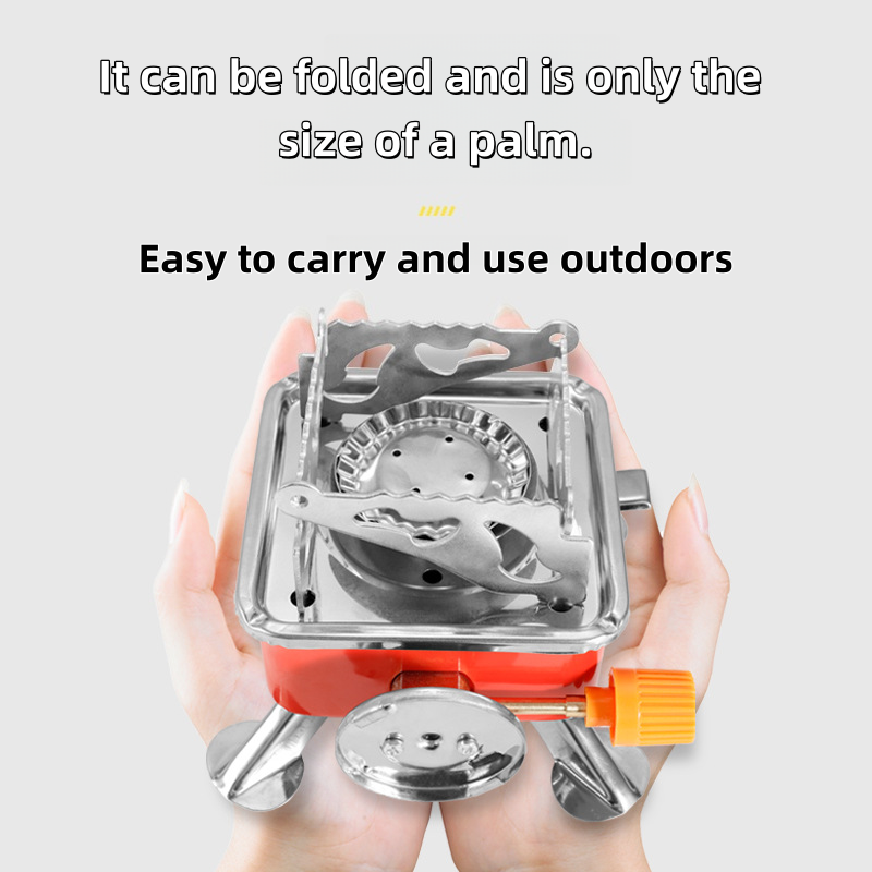 Outdoor Mini Square Stove Camp - Camping Cooking Roll recension och pris