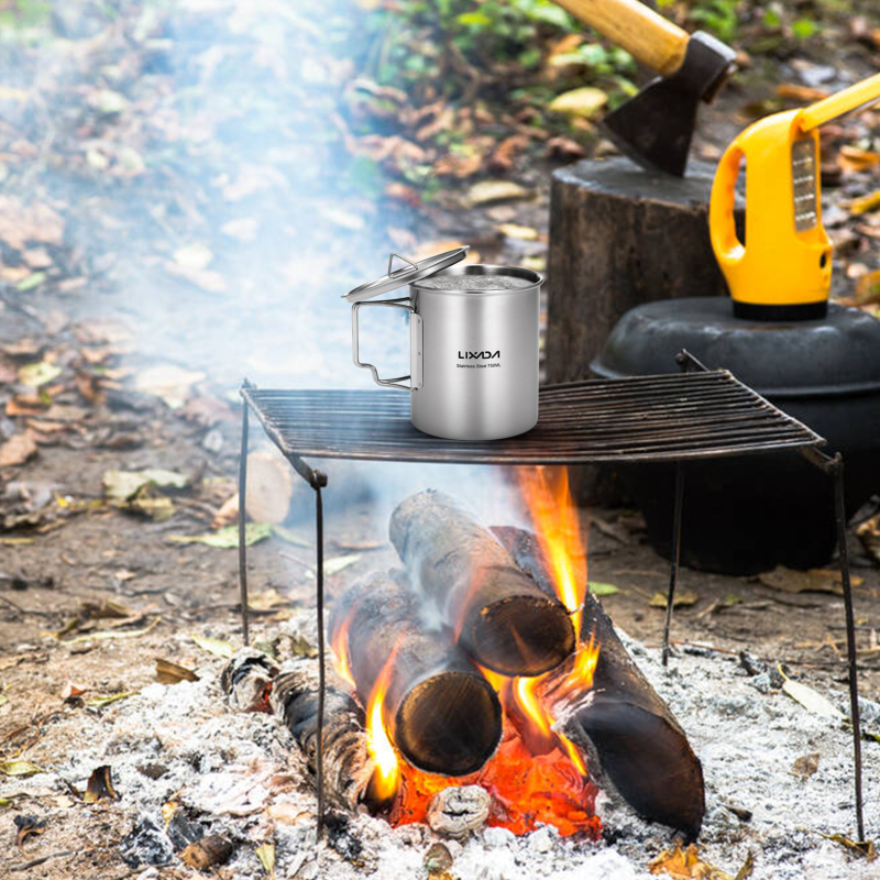 Lixada 750ml Cup Outdoor Stain - Camping Cooking Roll recension och pris